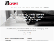 Tablet Screenshot of iedemapiano.nl